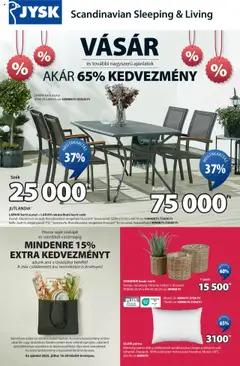 JYSK - Szórólap megtekintése, amely érvényes 2025.07.16.-től