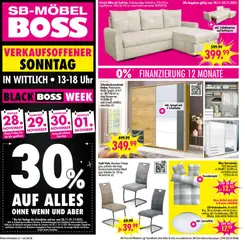 Vorschau von dem Prospekt des Geschäftes SB Möbel Boss, gültig ab dem 28.11.2025