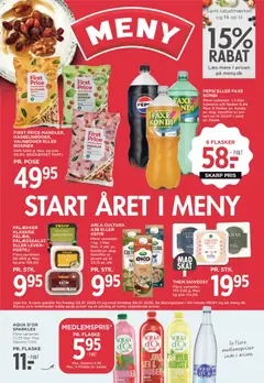 Eksempel på tilbudsavis Tilbudsavis fra butik Meny gyldig fra 02/01/2026