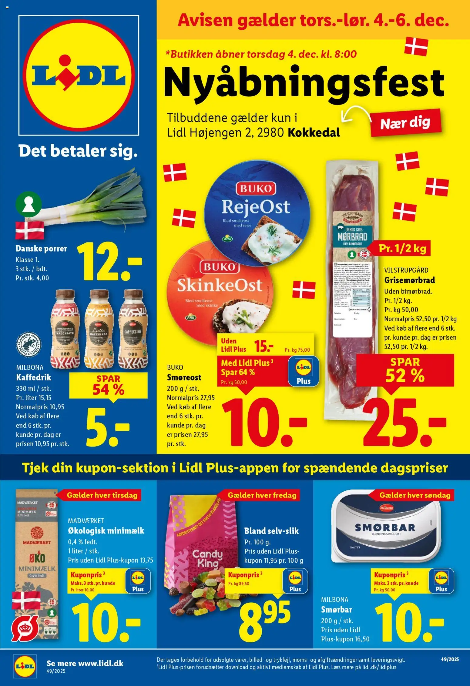 Eksempel på tilbudsavis Weekend tilbud fra butik Lidl gyldig fra 04/12/2025