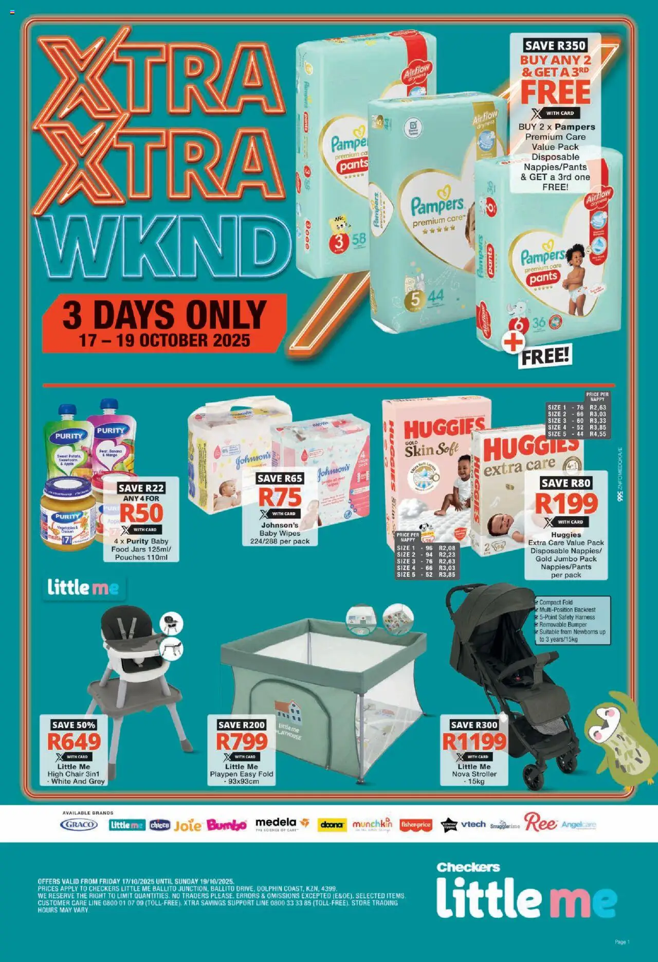 Checkers Kwazulu Natal - Little Me Xtra Xtra Weekend Promotion 17/10 - 19/10/2025 >> Catalogue