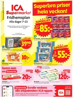 Förhandsgranska reklamblad Stockholm från butik ICA Supermarket gäller från 23/02/2026