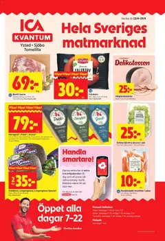 Förhandsgranska reklamblad Sjöbo från butik ICA Kvantum gäller från 13/04/2026