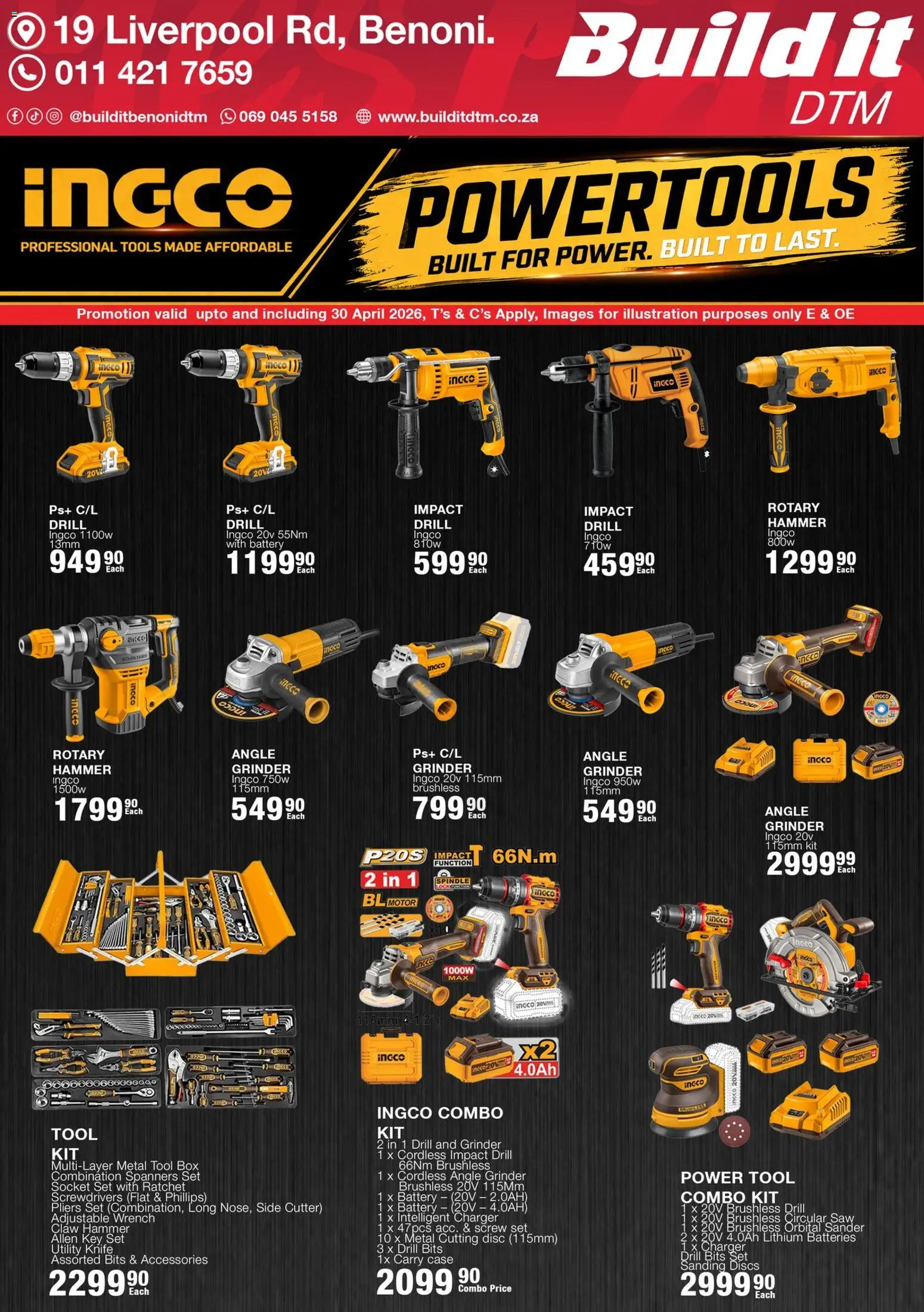 Preview of Build It flyer valid from 10/04/2026