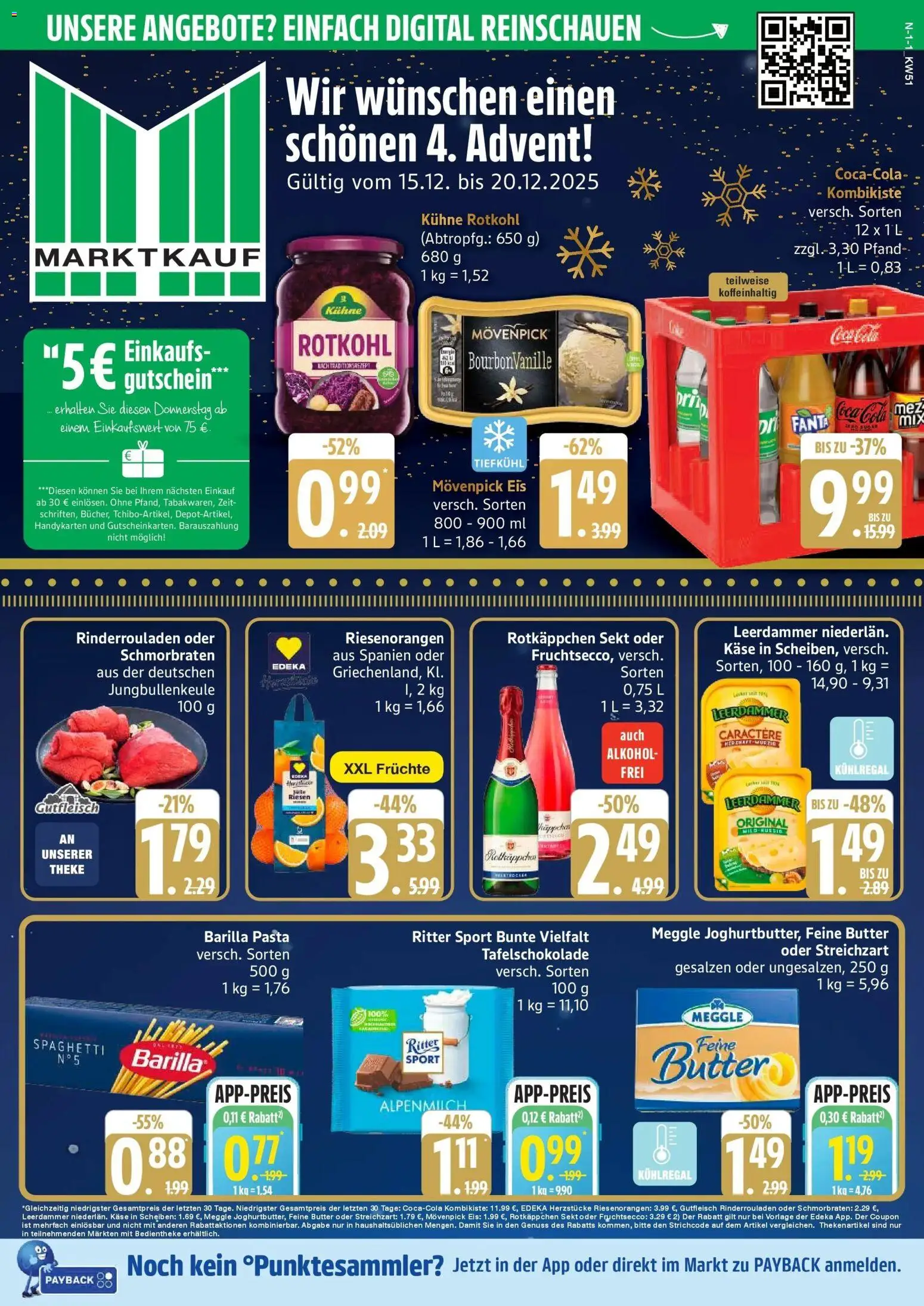 Vorschau von dem Prospekt des Geschäftes Edeka, gültig ab dem 15.12.2025