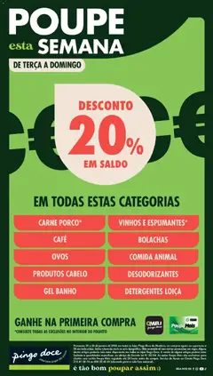 Pré-visualização do folheto da loja Pingo Doce válida a partir de 20/01/2026