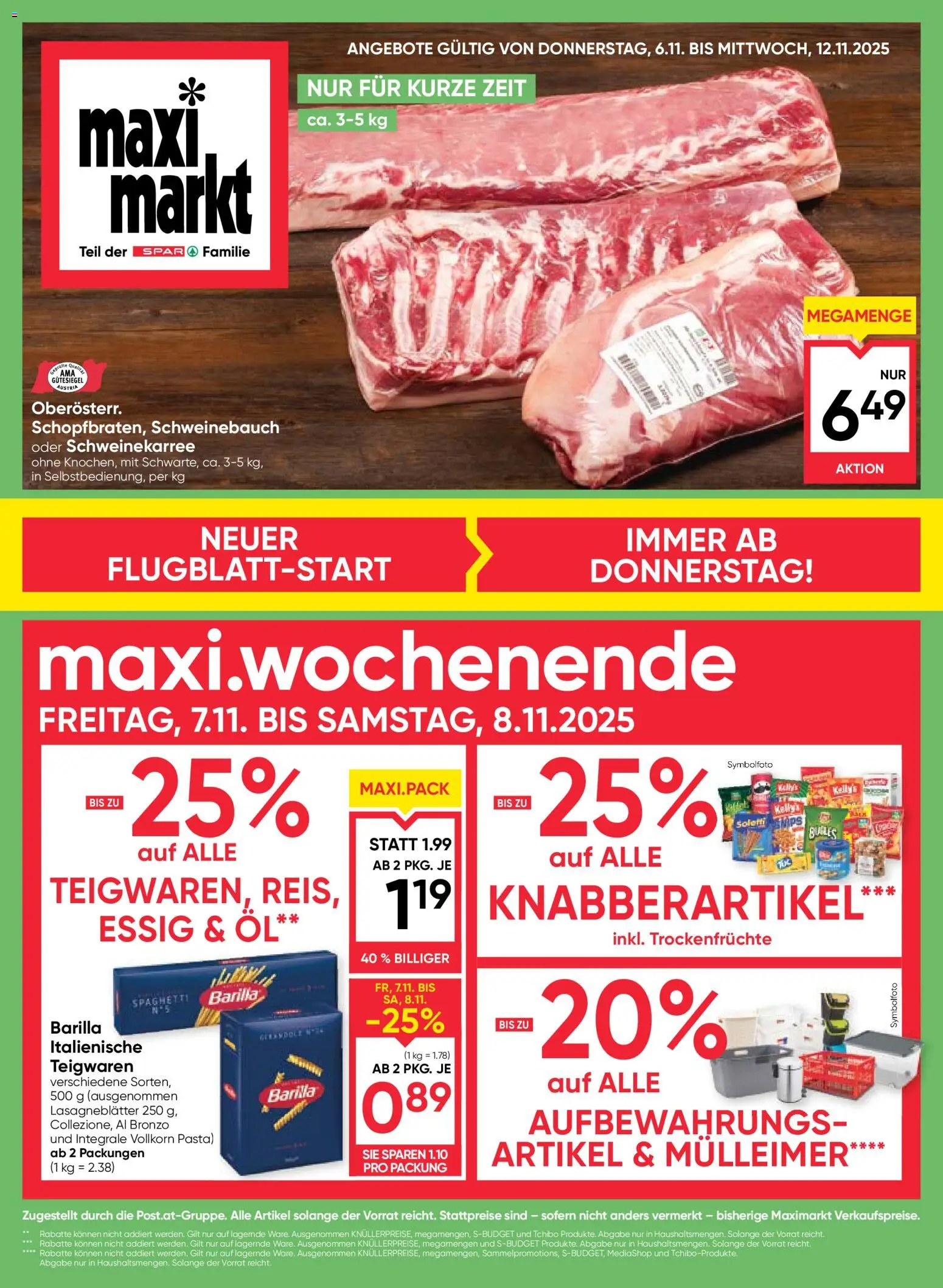 Vorschau der Angebote: Maximarkt Flugblatt gültig ab 06.11.2025