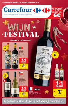 Voorbeeld van Hypermarken - Market Wijnfestival van winkel Carrefour geldig vanaf 29/10/2025