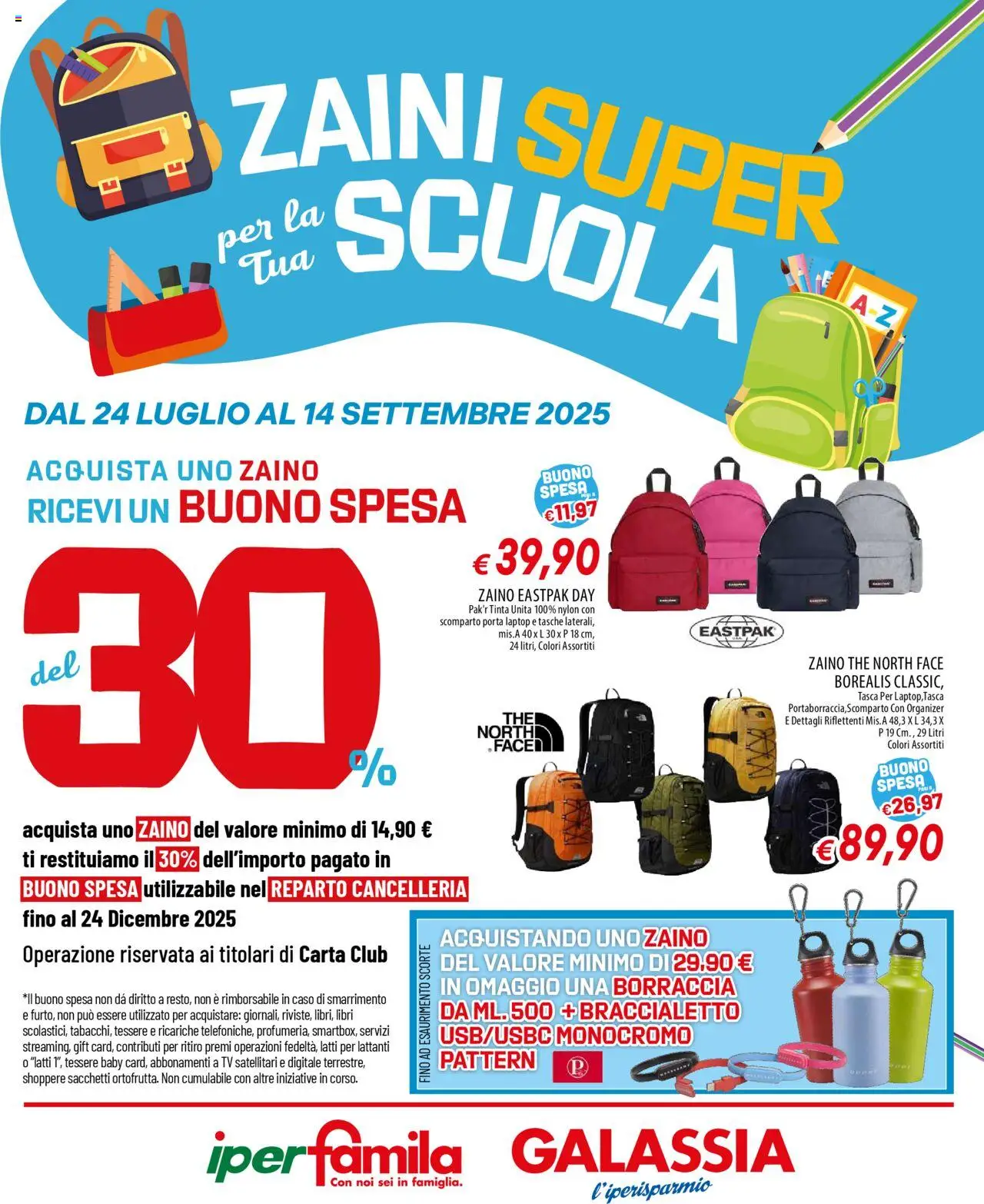 Volantino Famila valido da 24/07/2025 numero di pagina 1