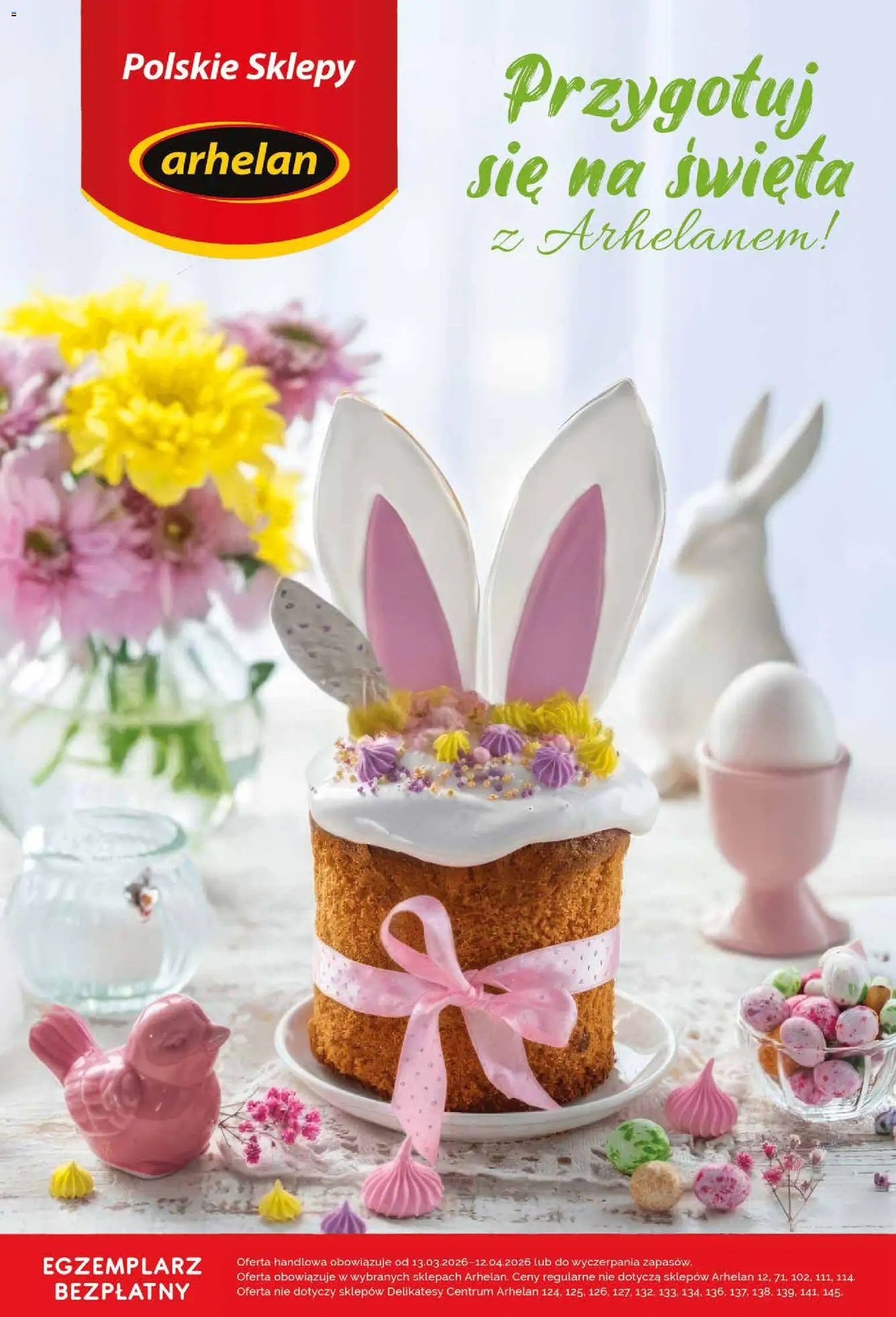 Pogląd gazetki "Arhelan gazetka - Wielkanoc" ze sklepu Arhelan ważnej od 13.03.2026