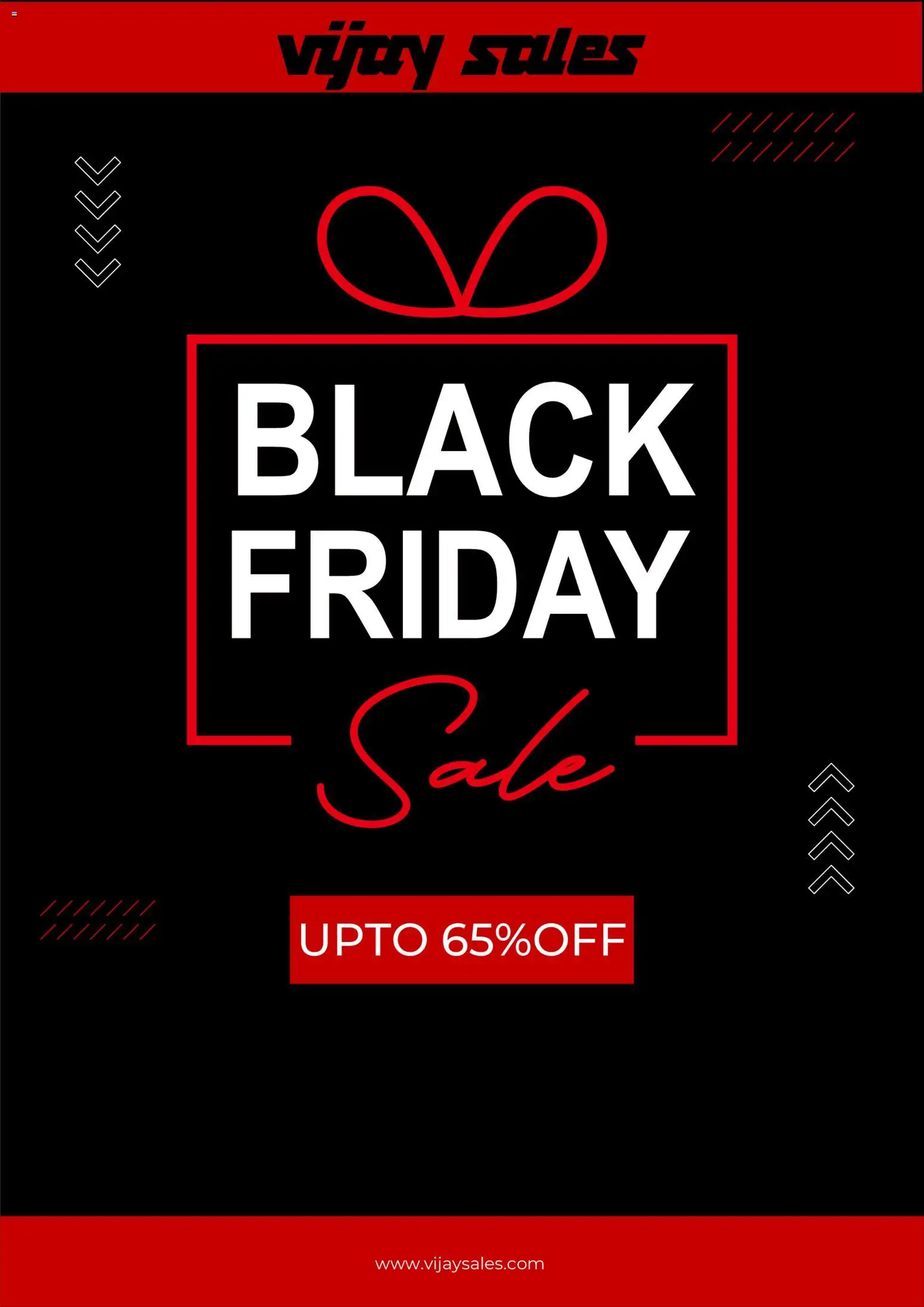 Preview of leaflet Black Friday from store Vijay Sales is valid from 20/11/2025