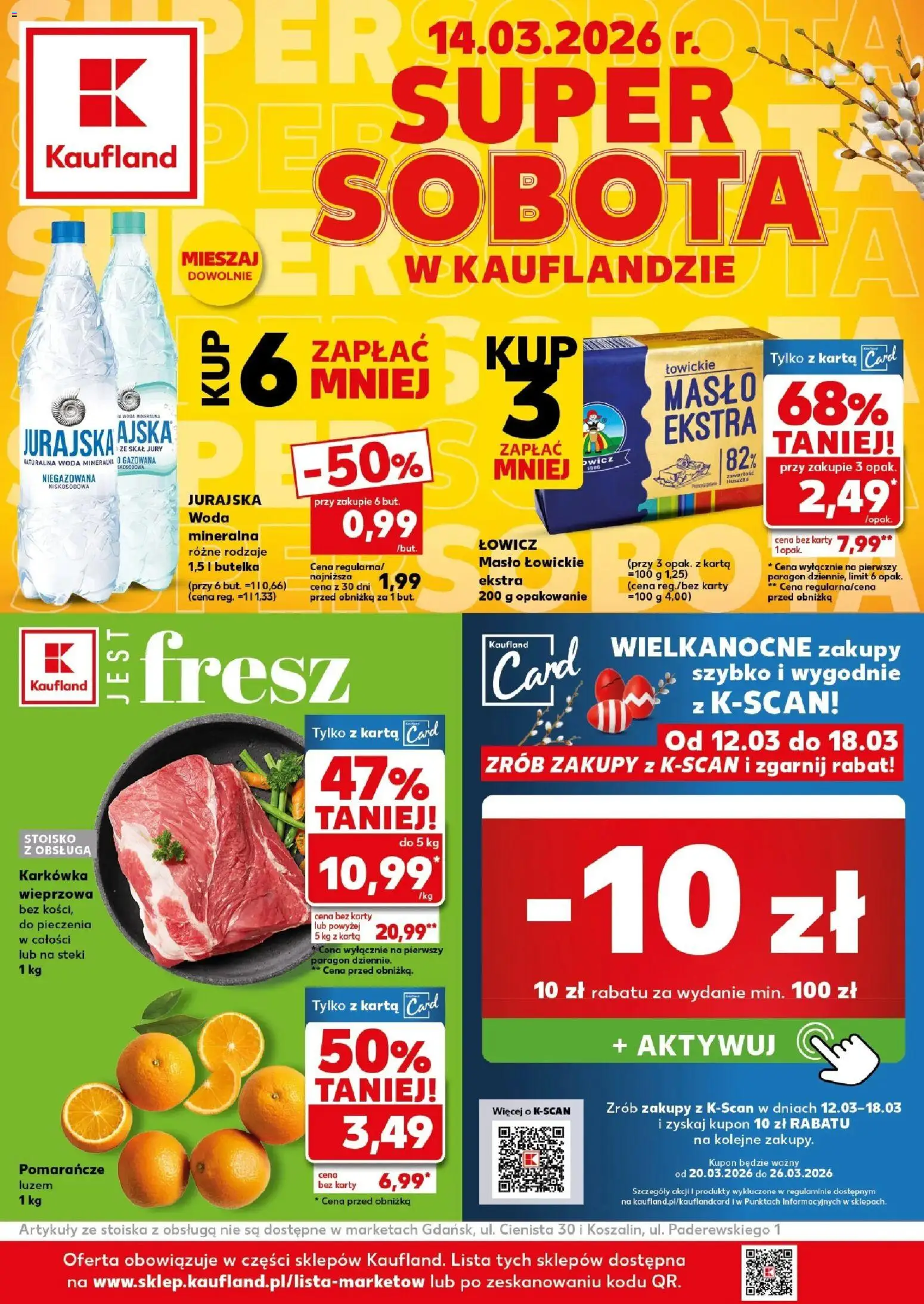 Pogląd gazetki "Kaufland gazetka - Super Sobota" ze sklepu Kaufland ważnej od 14.03.2026