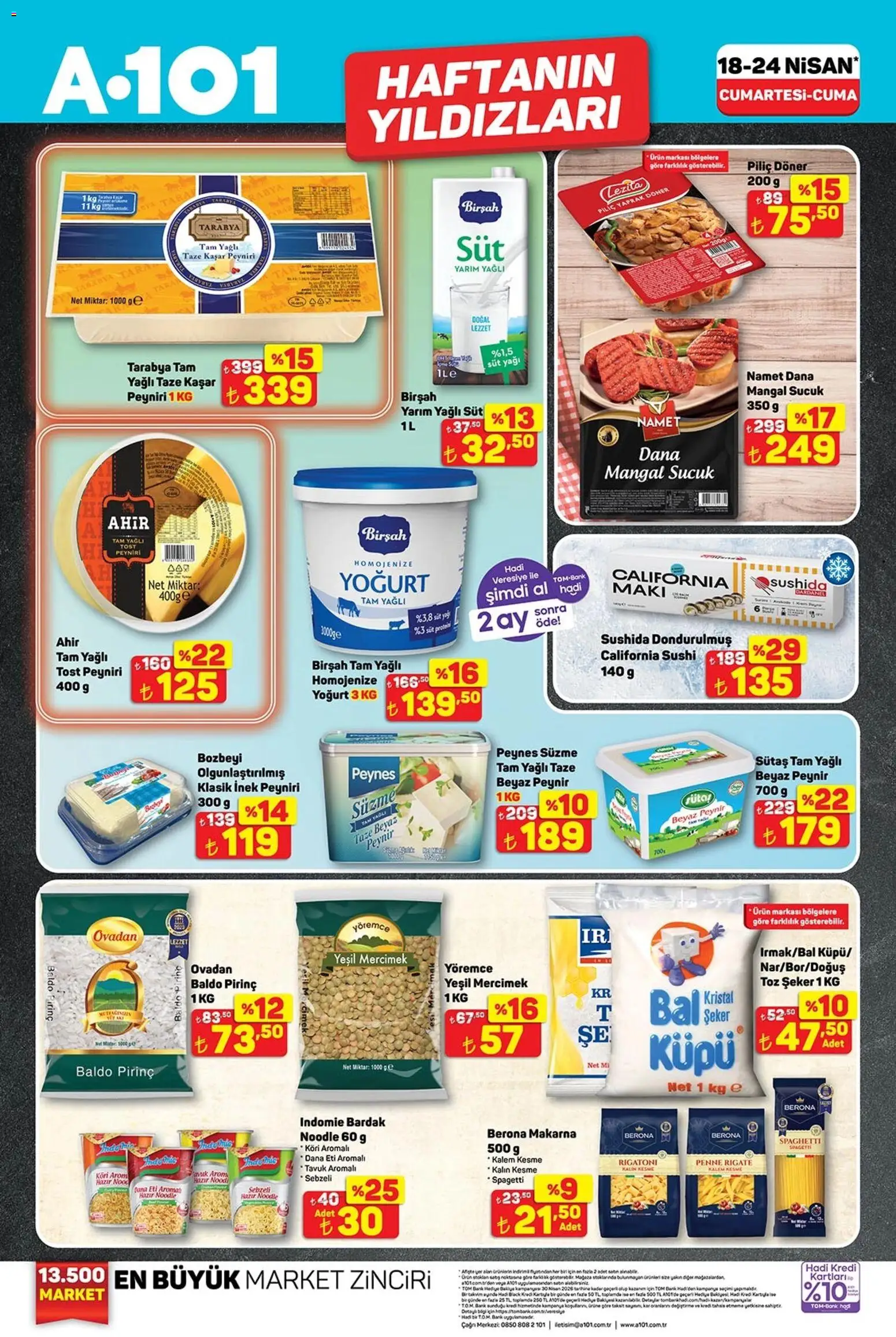 A101 A101 Katalog 18.04.2026 - Broşürünün önizlemesi