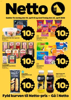 Eksempel på tilbudsavis Netto - Tilbudsavis uge 17 fra butik Netto gyldig fra 18/04/2026