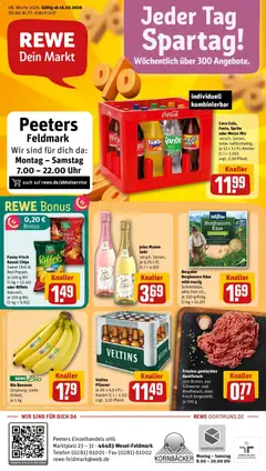 Vorschau von dem Prospekt des Geschäftes Rewe, gültig ab dem 16.02.2026