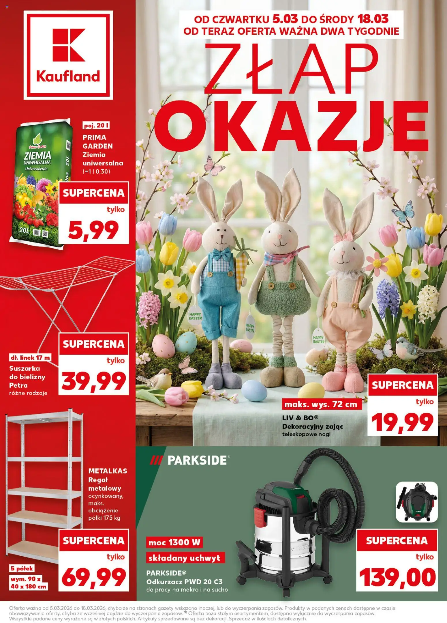 Náhled nabídky: Kaufland Polsko Kaufland Polsko leták - Złap okazje platný od 05.03.2026