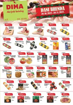 Pregled VP Dima kataloga - važi od 23.10.2025