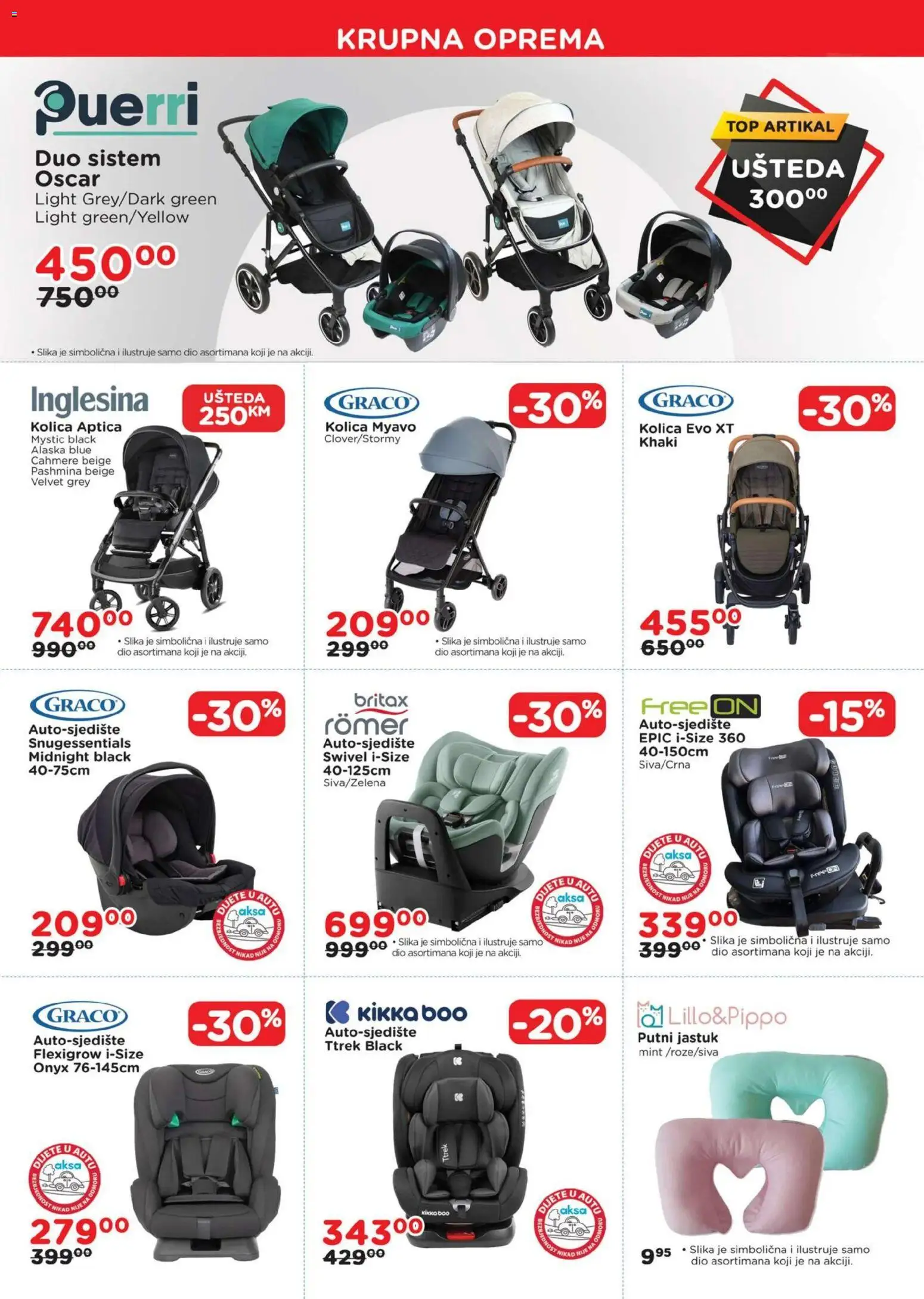 Pregled letka Katalog trgovine AKSA vrijedi od 2026.01.05