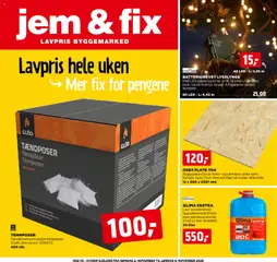 Forhåndsvis Kundeavis fra butikk Jem & Fix gyldig fra 01/11/2025