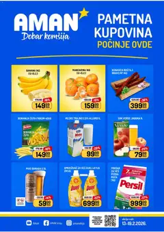 Pregled Aman kataloga - važi od 13.02.2026