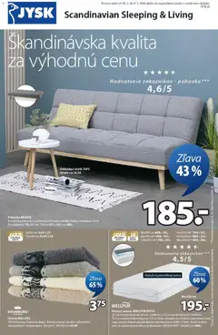 Náhľad JYSK letáku platného od 18.02.2026