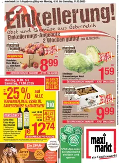 Vorschau der Angebote: Maximarkt Maximarkt: Flugblatt gültig ab 05.10.2025