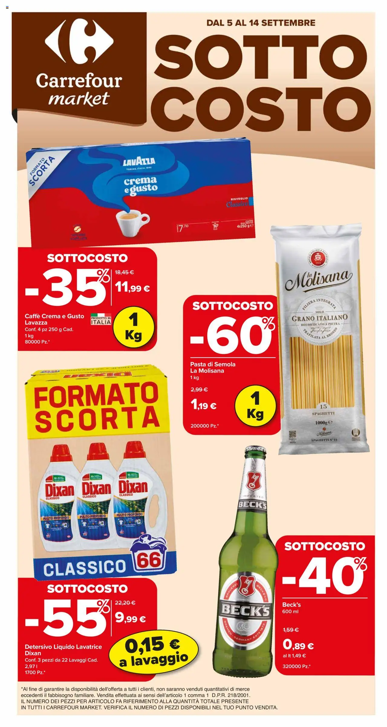 Volantino Carrefour valido da 05/09/2025 numero di pagina 1
