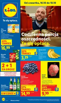 Pogląd gazetki "Gazetka" ze sklepu Lidl ważnej od 16.10.2025