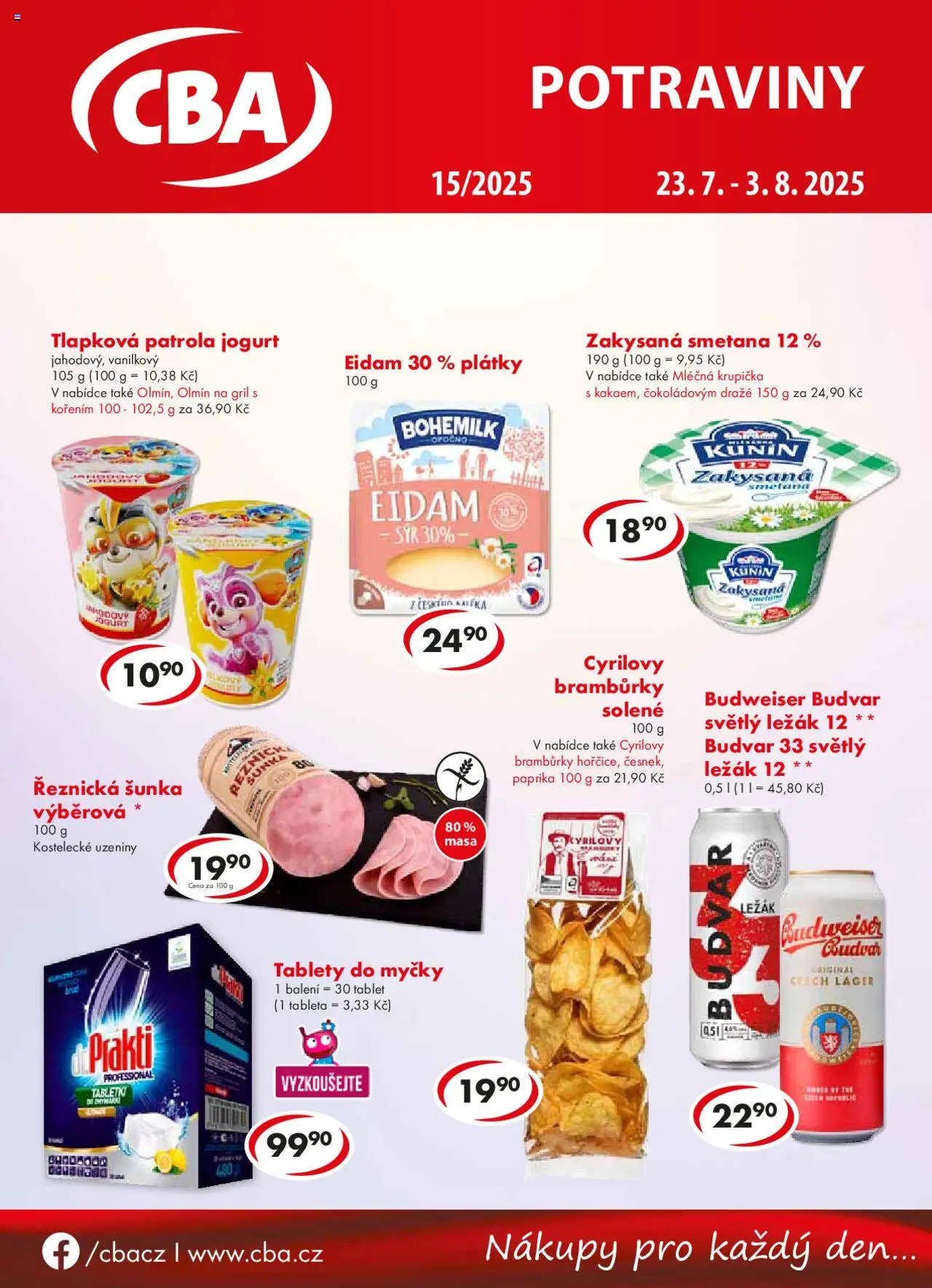  CBA Leták (23.07.2025 - 03.08.2025)