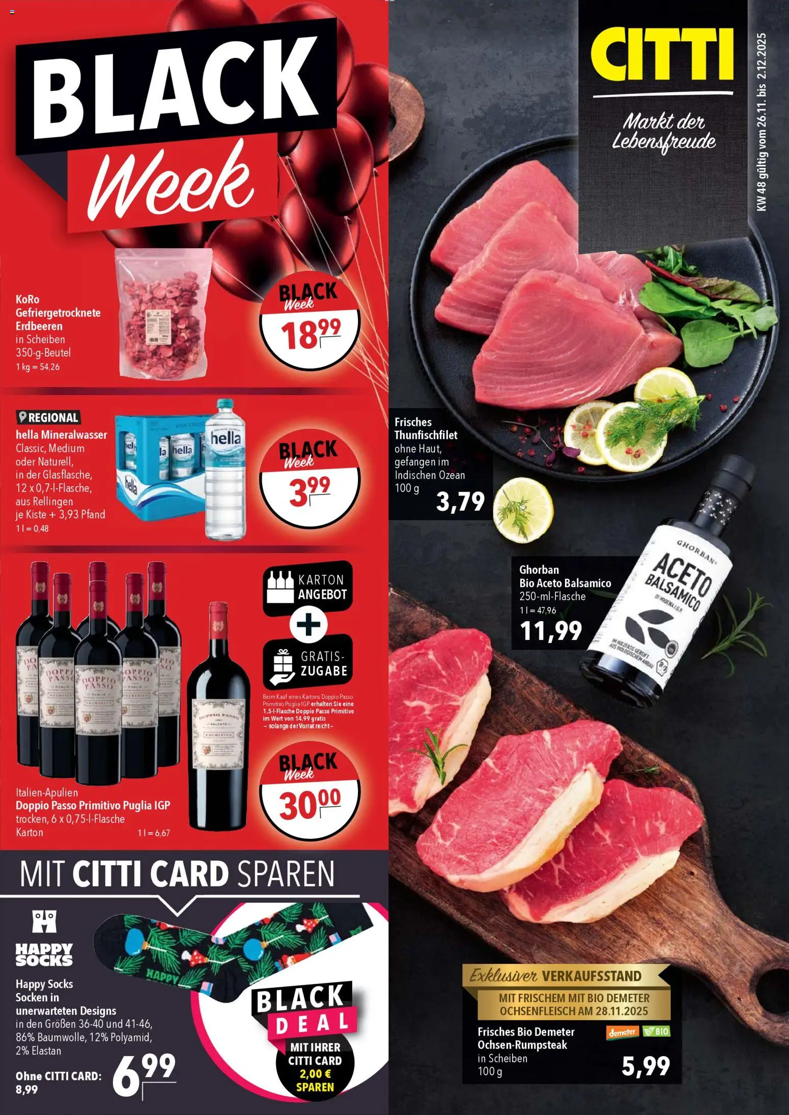 Vorschau von dem Prospekt des Geschäftes CITTI Markt, gültig ab dem 26.11.2025