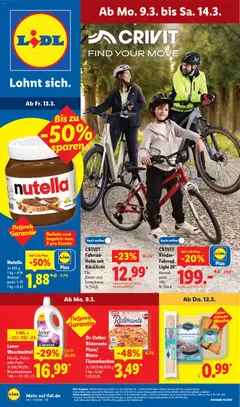 Vorschau von dem Prospekt des Geschäftes Lidl, gültig ab dem 09.03.2026