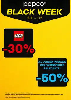 Previzualizarea de cataloage: Pepco Black Friday valabil de la 21.11.2025