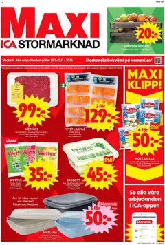 Förhandsgranska reklamblad Stockholm från butik ICA Maxi gäller från 19/01/2026