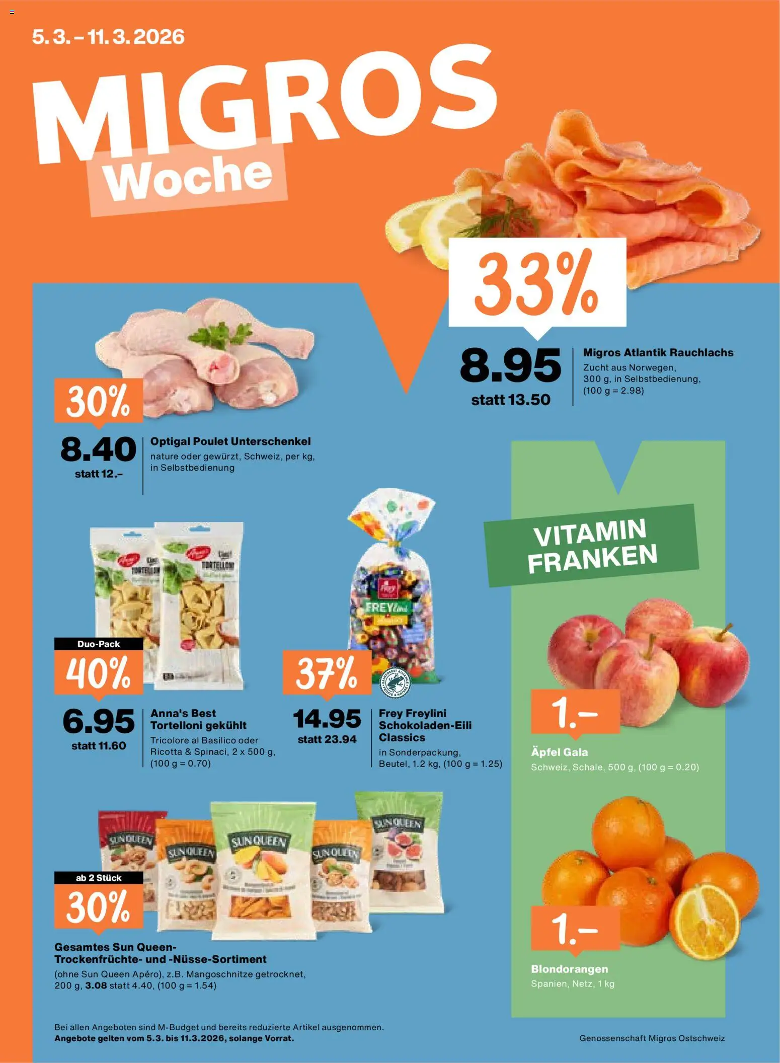 Vorschau des Merkblatts Migros aktionen vom Shop Migros gültig von 03.03.2026 bis 11.03.2026