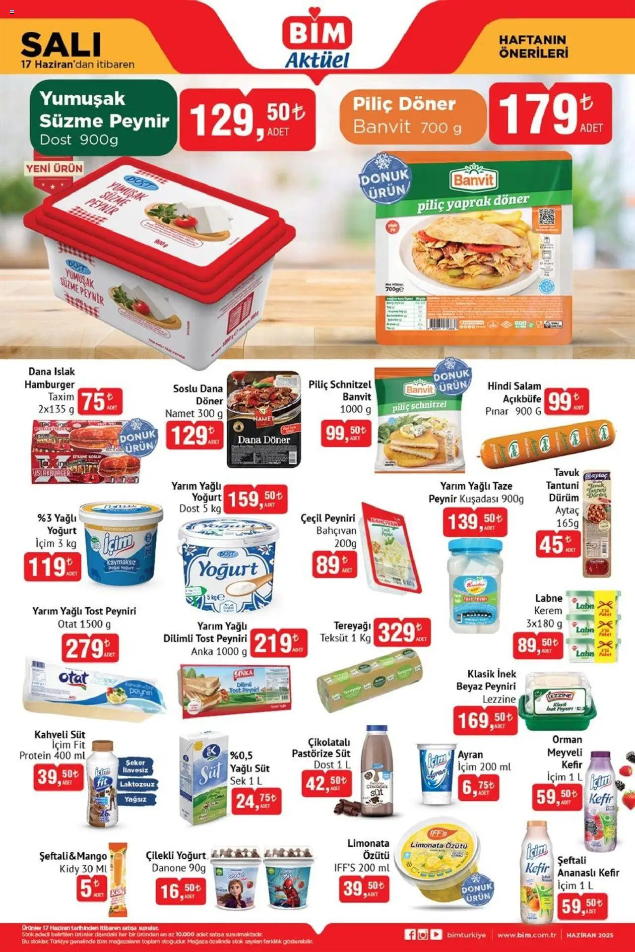 BİM Katalog bu hafta (17 Haziran 2025) - Aktüel Broşür - Sayfa numarası 1