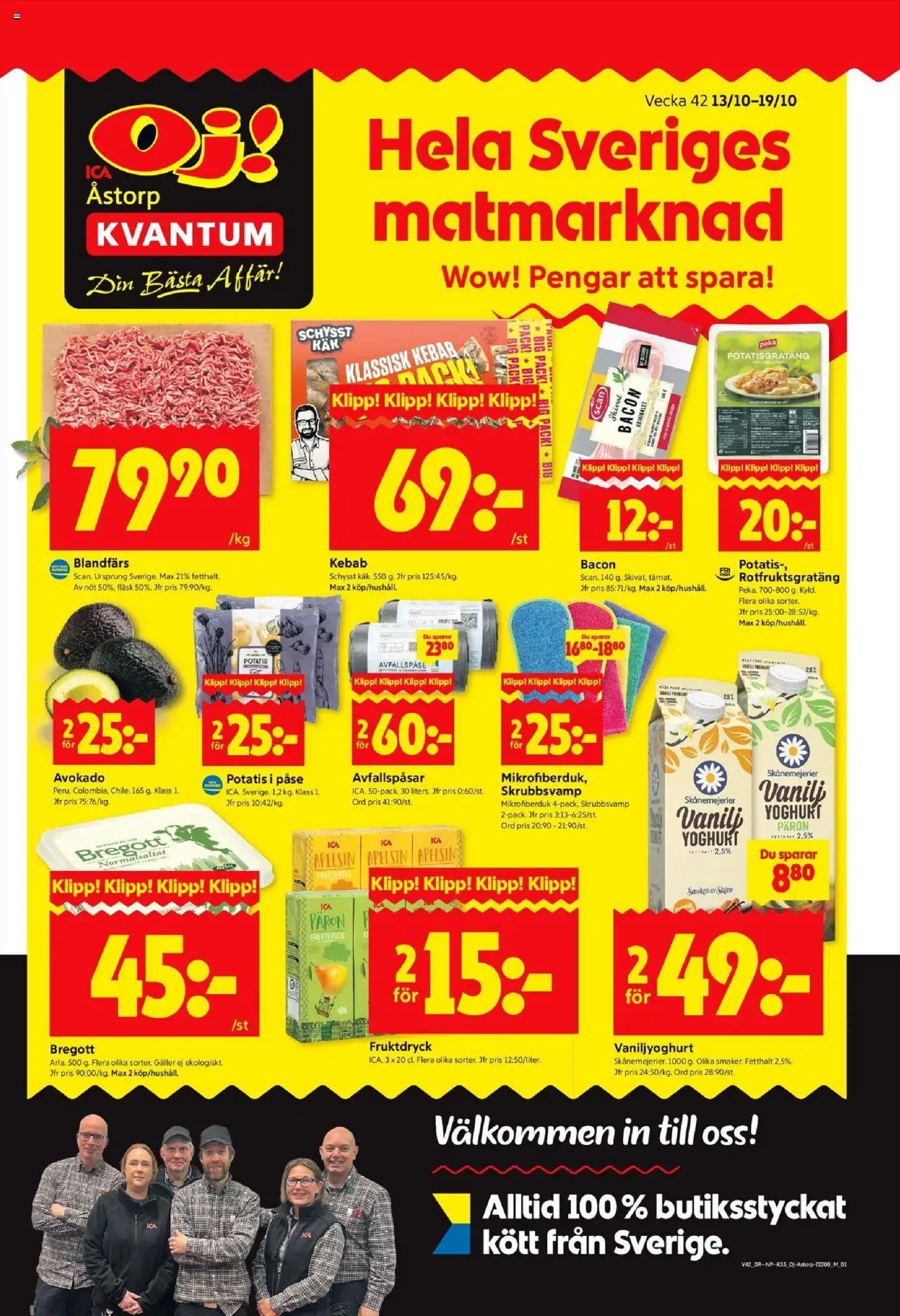 Åstorp är giltig 13/10 2025 > Veckans Erbjudanden gäller från 13/10/2025 till 19/10/2025 sidnummer 1
