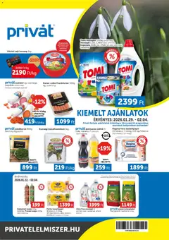 PRIVÁT - Akciós újság PRIVÁT megtekintése, amely érvényes 2026.01.29.-től