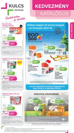 Kulcs Patika - Akciós újság Kulcs Patika megtekintése, amely érvényes 2025.12.01.-től