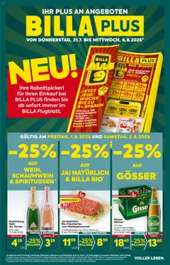 Vorschau der Angebote: Billa Plus Kärnten gültig ab 31.07.2025