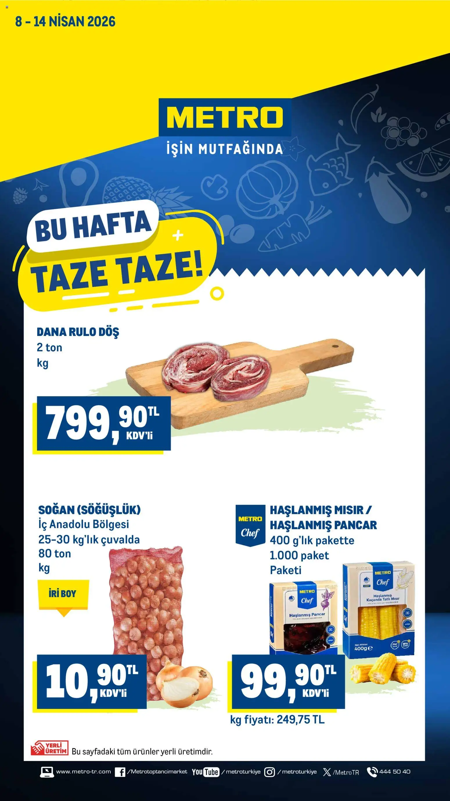 Metro Metro Katalog 08.04.2026 - Broşürünün önizlemesi