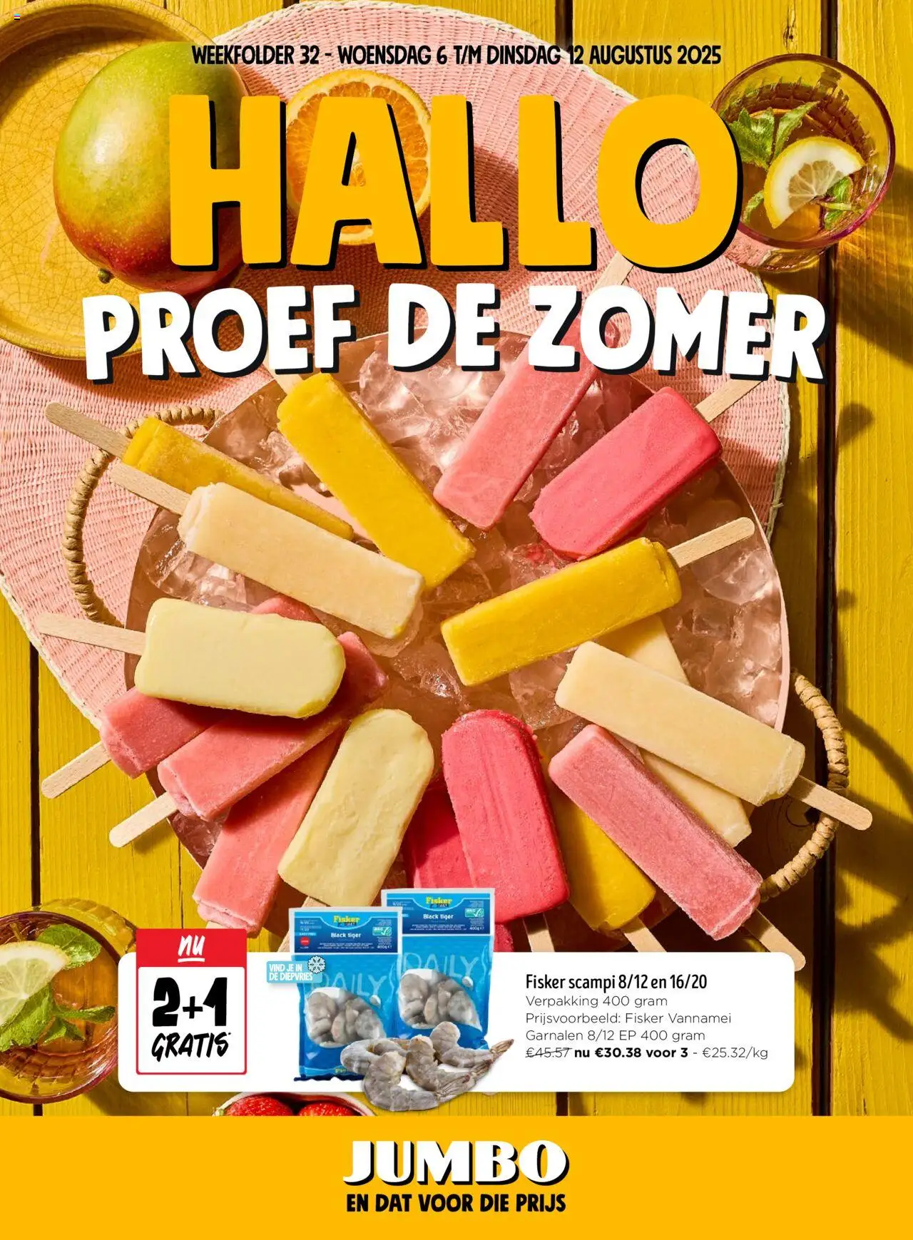 JUMBO shop Folder / Publicité geldig vanaf 06/08/2025 - Paginanummer 1