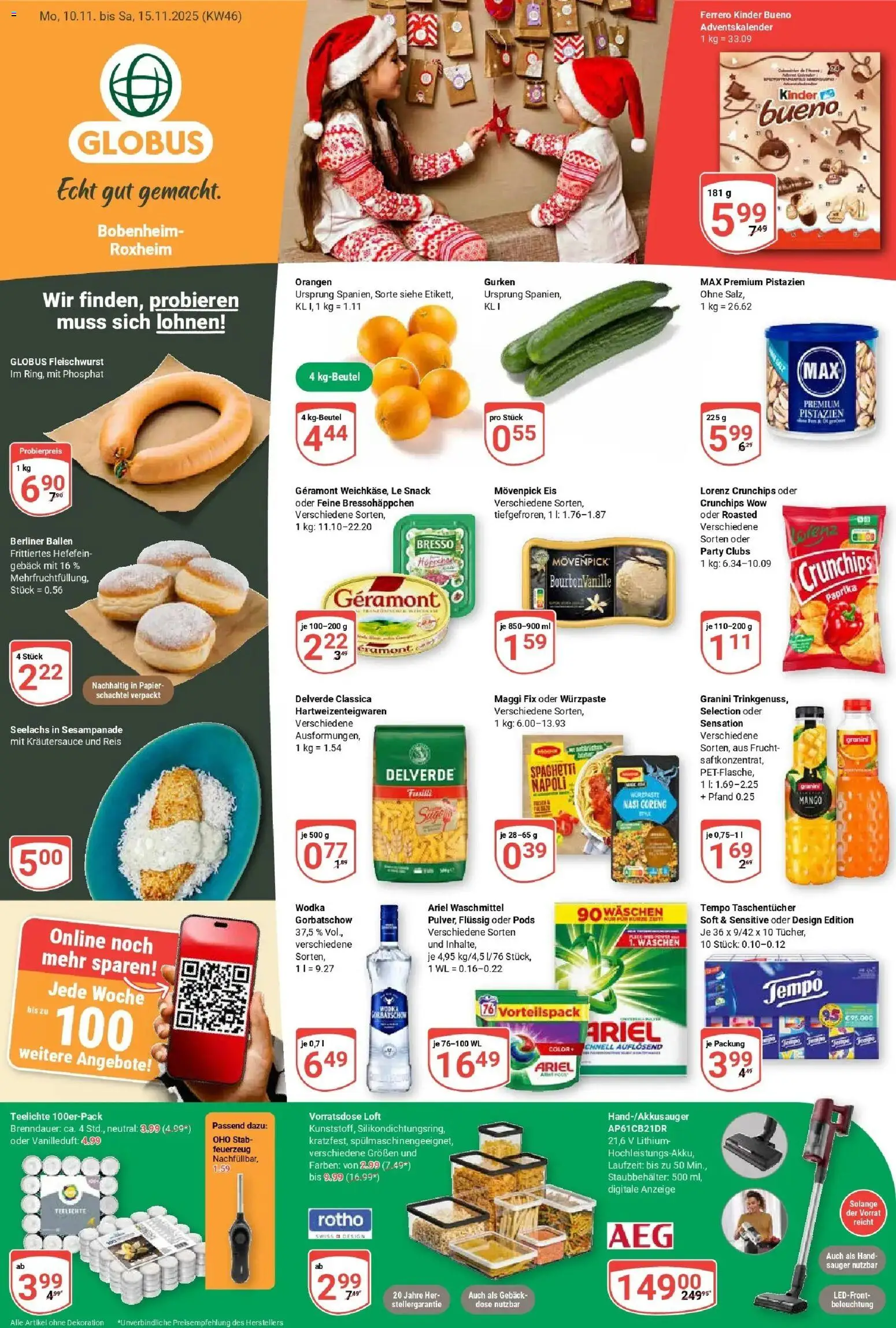 Vorschau von dem Prospekt des Geschäftes Globus, gültig ab dem 10.11.2025