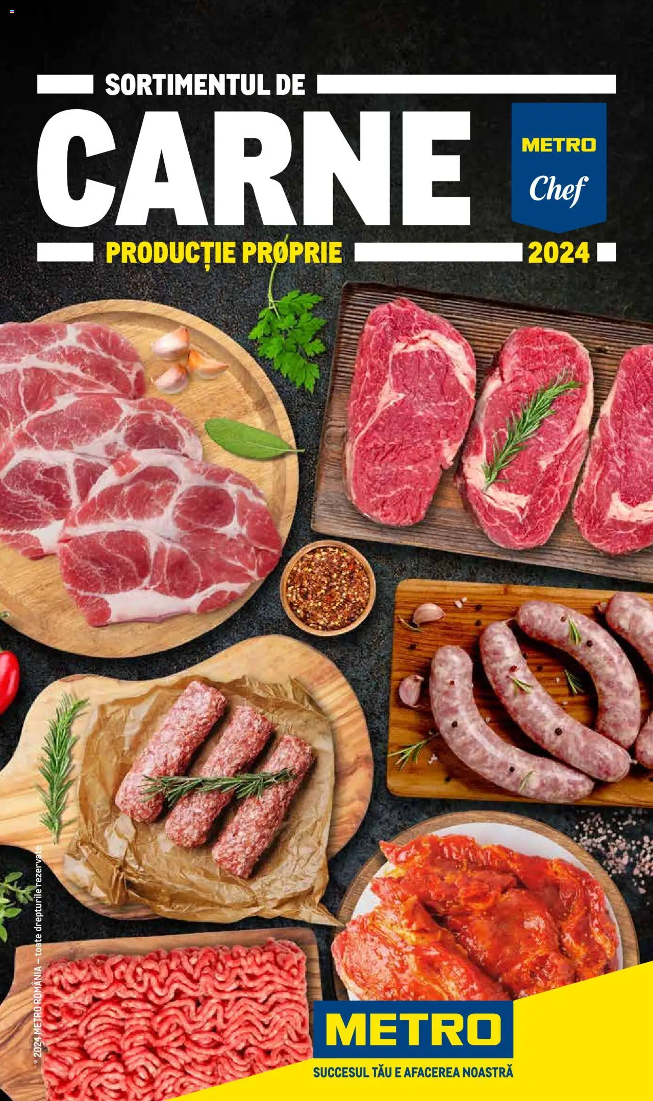 Metro Catalog - Sortiment Carne Producție Proprie de la 01.01.2024 - Pagină 1