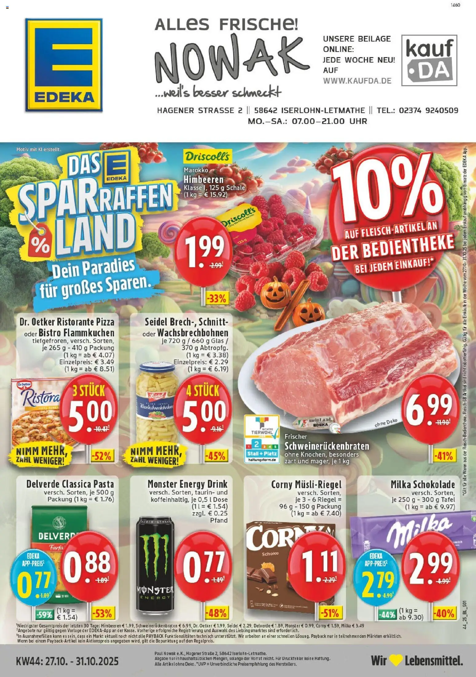 Vorschau von dem Prospekt des Geschäftes Edeka, gültig ab dem 26.10.2025