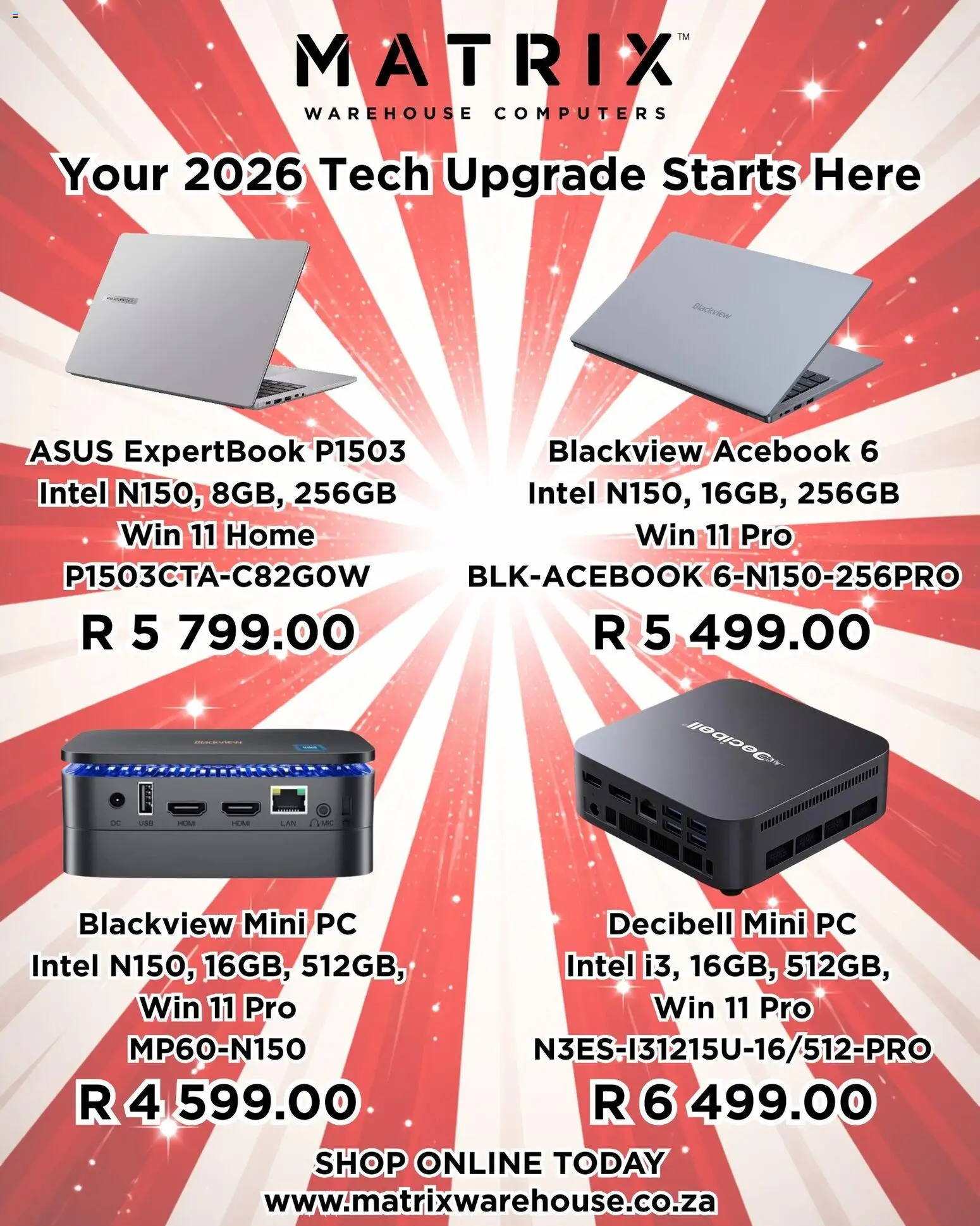 Preview of Matrix Warehouse flyer valid from 05/01/2026