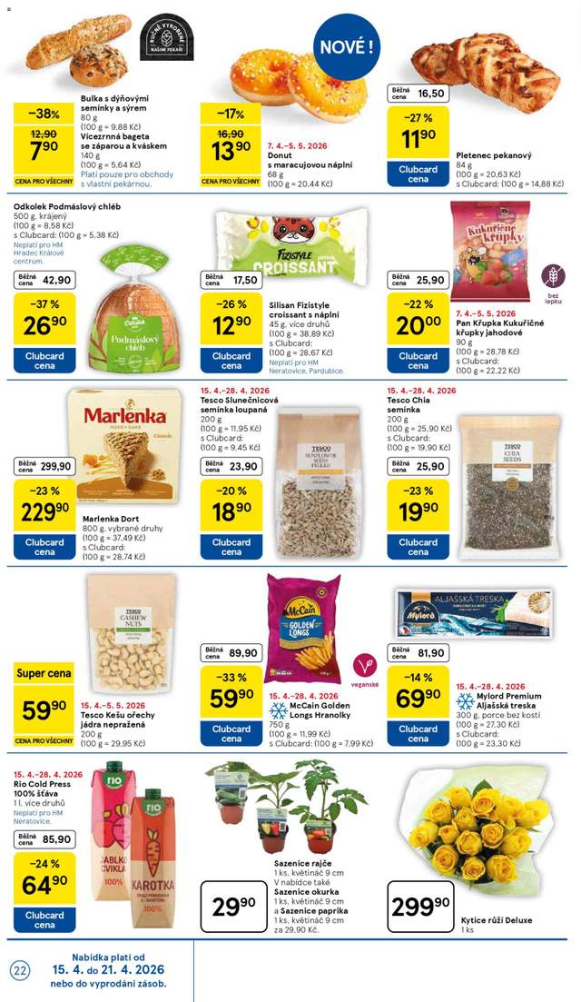 Nový Tesco leták od 15.04.