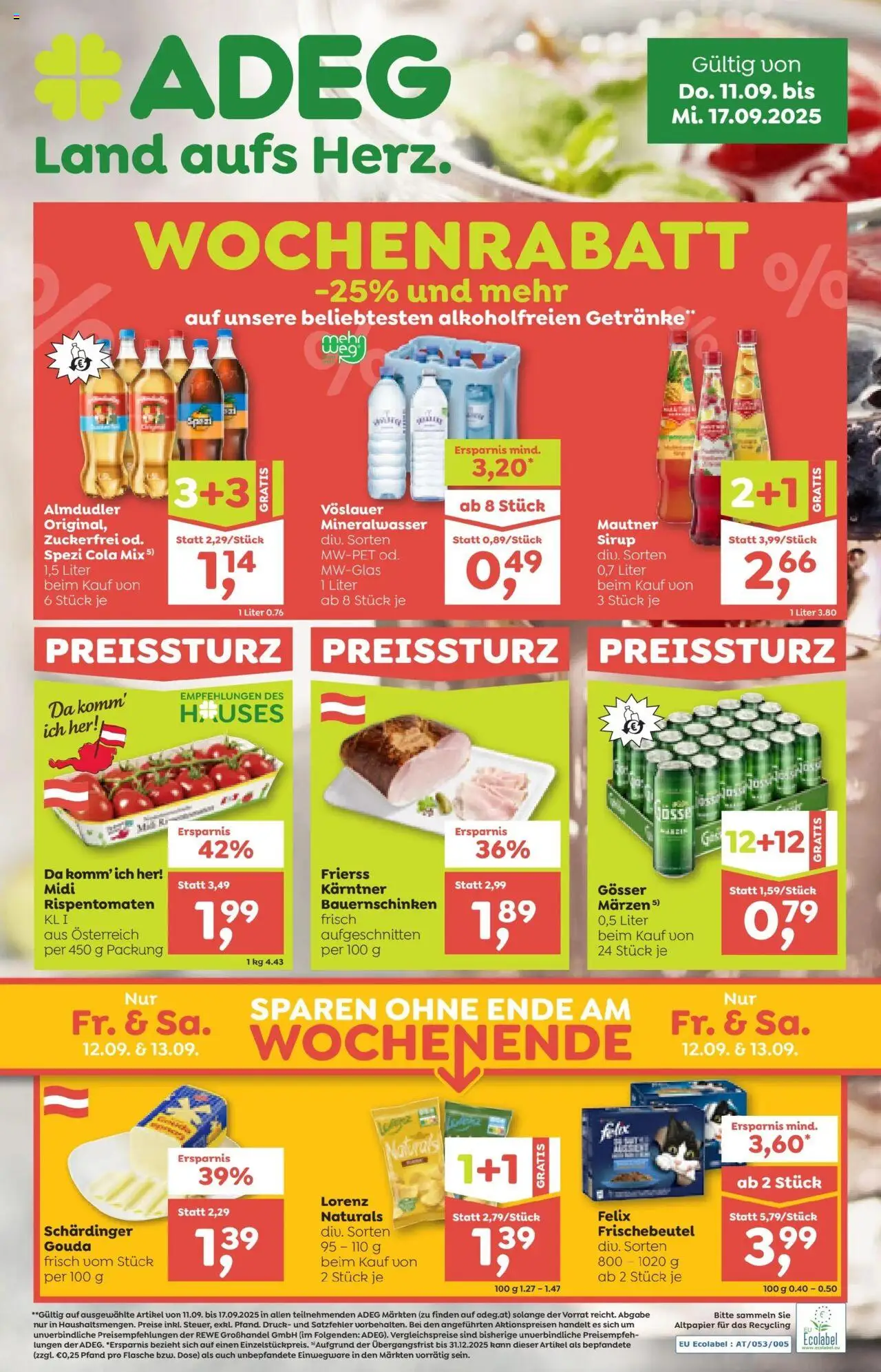  ADEG Vorarlberg ab (11.09.2025 - 17.09.2025) - Seite 1