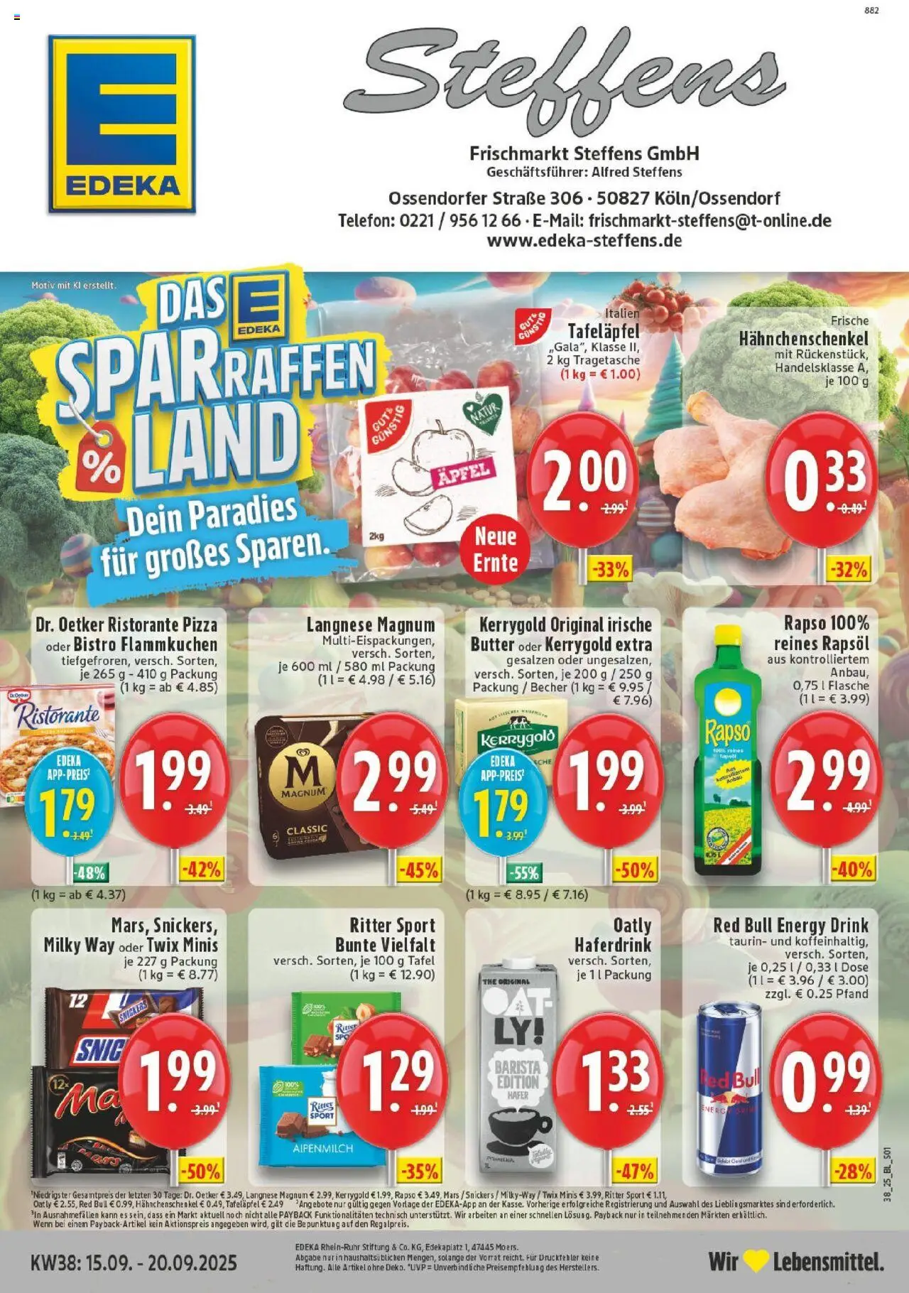 EDEKA Prospekt ab 14.09.2025 - Prospekt Koeln -Ossendorf Online