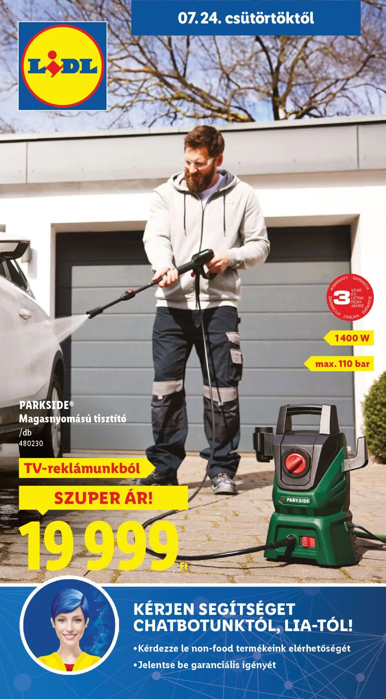 Lidl aktuális szórólap, érvényes 2025.07.24.-től - 1 oldal