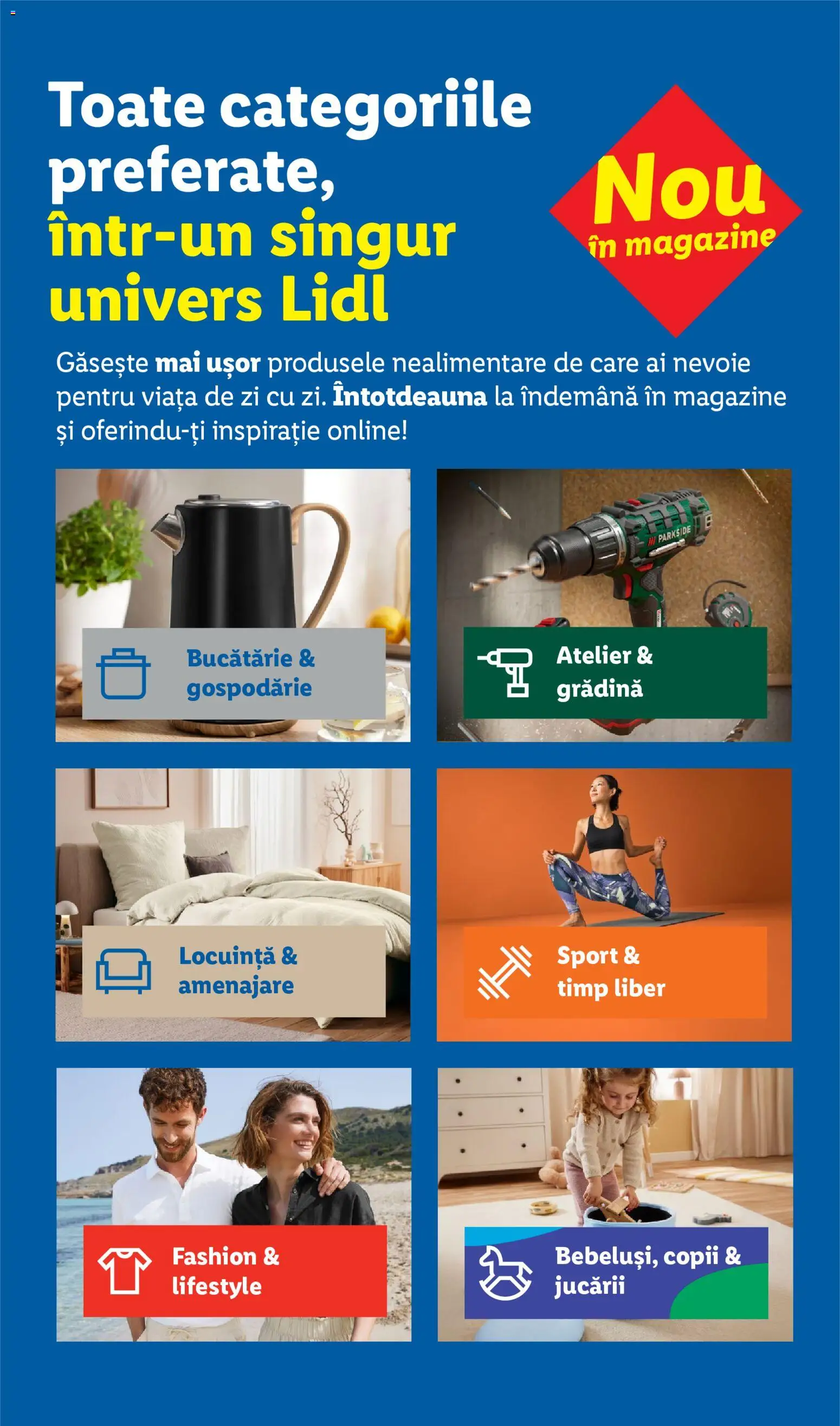 Previzualizarea de cataloage: Lidl Lidl Catalog Universul valabil de la 24.04.2026